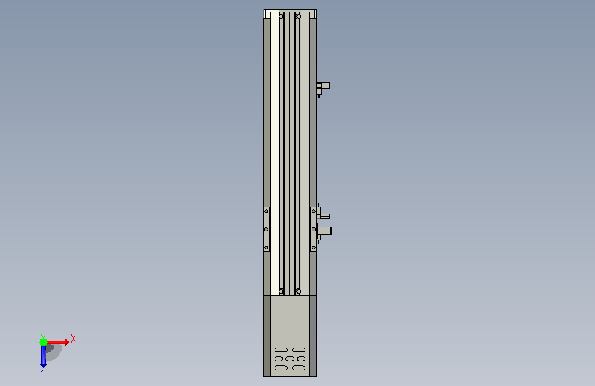 类型:半封闭直接式制冷压缩机,型号:TCD-60,中文注释: 俯视图