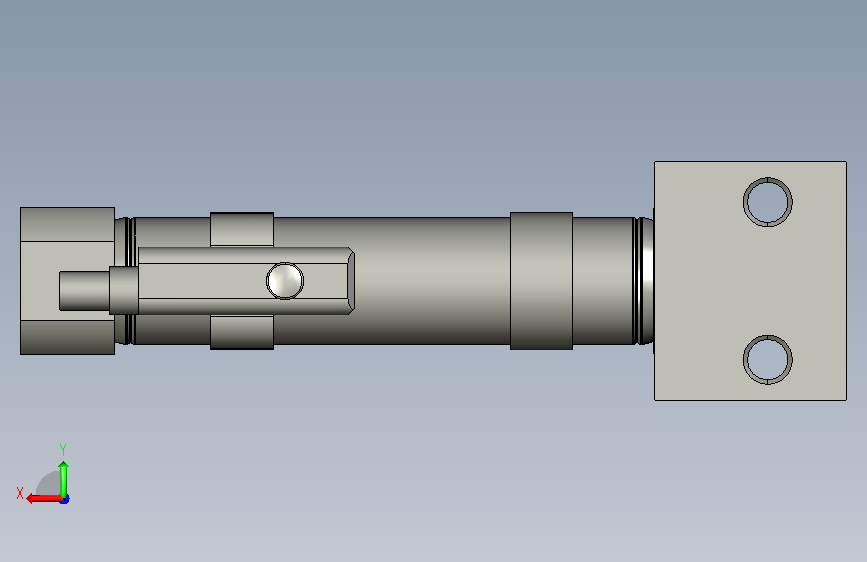 类型:缸体,型号:PBR12X30SU+_DS1-M 背面视图
