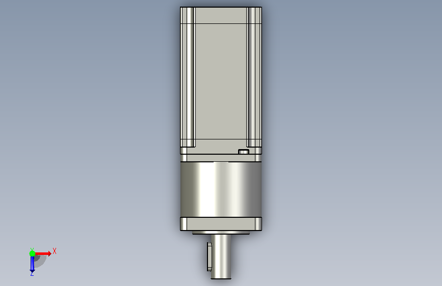 类型:混合伺服电机型号:NEMA23Hybridservo120kgcm 俯视图
