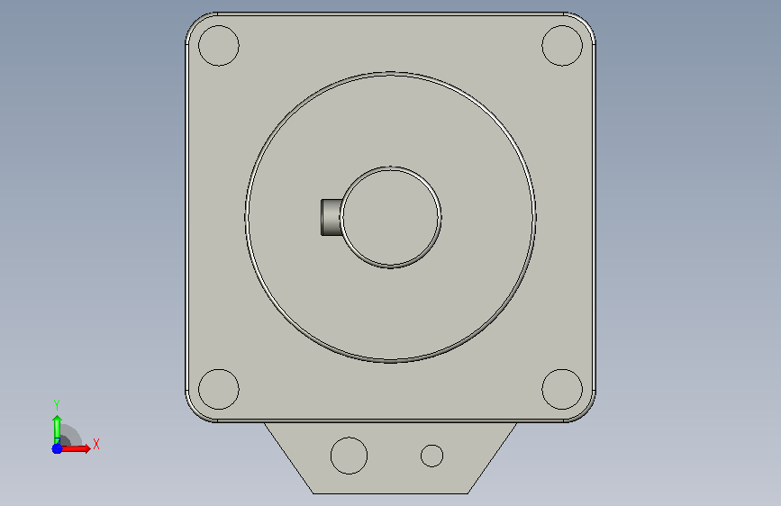 类型:混合伺服电机型号:NEMA23Hybridservo120kgcm 正面视图