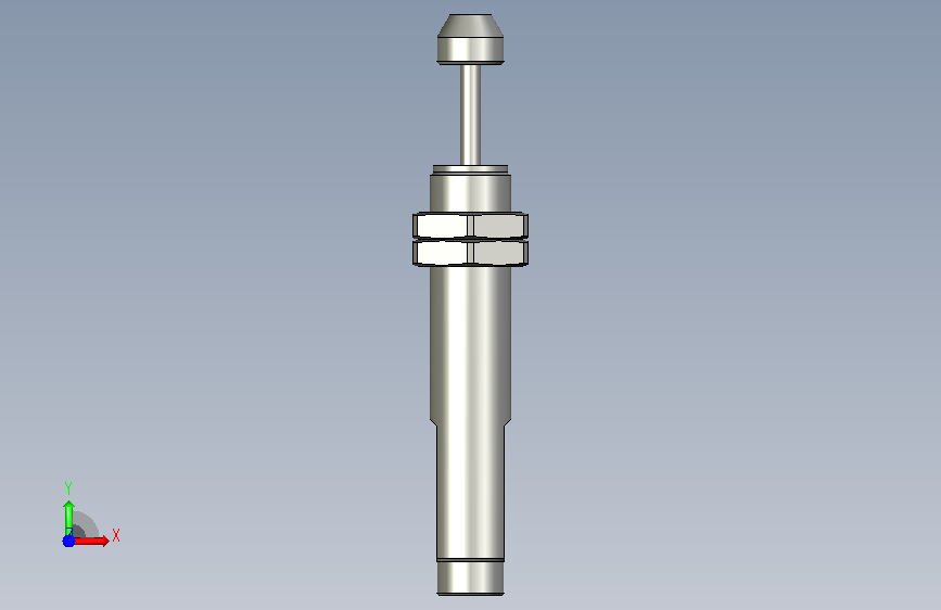 类型:交流电磁继电器,型号:ACA1215-1,中文注释:额定 正面视图