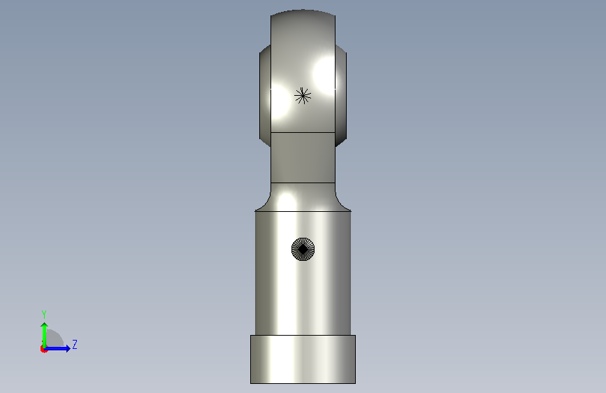 类型:连接器,型号:0261_004_PHSC6,中文注释 左侧视图