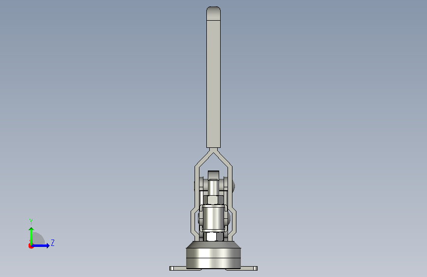 类型:微型电感式接近传感器,型号:MC04-9_2_14 左侧视图