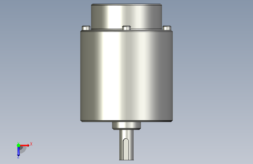 类型:蜗轮蜗杆减速机,型号:RV3D30,中文注释:小型精密蜗轮 俯视图