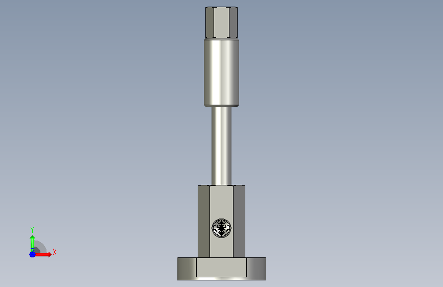 类型:压力变送器型号:ZPB-X2J25-B01中文注释 正面视图