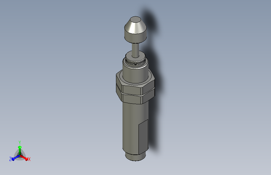 类型:油压缓冲器,型号:ACA1412-1,中文注释:亚