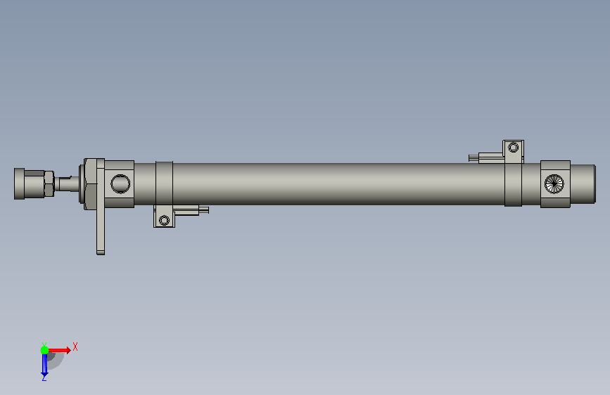 类型气动元件型号SM-CDM2B20-175Z-M 俯视图