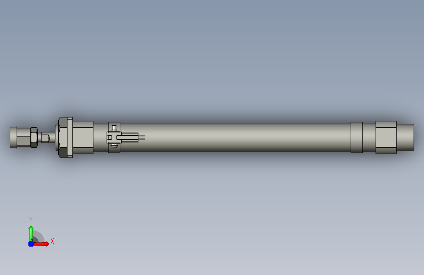 类型气动元件型号SM-CDM2B20-175Z-M 正面视图