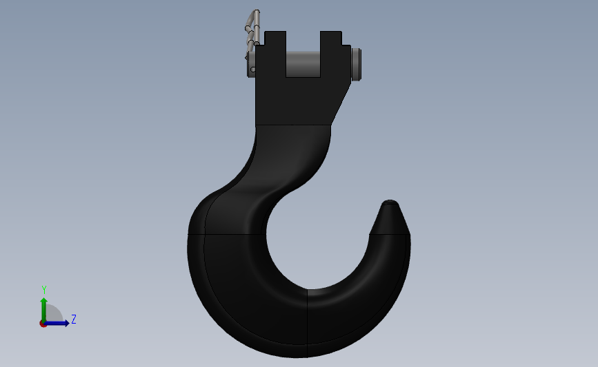 吊钩结构_SOLIDWORKS 2020_模型图纸下载 – 懒石网