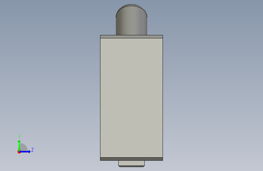 内置放大器光电传感器,型号:E3Z-D61,中文注释:欧姆龙漫 左侧视图