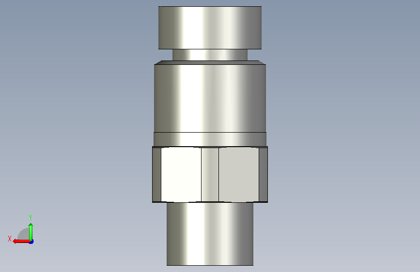 气动调速接头SMCAS2201F-01-06SA 背面视图