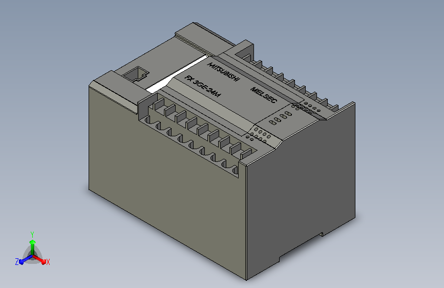 三菱FX系列微型可编程控制器FX3U-48MRES-A24点