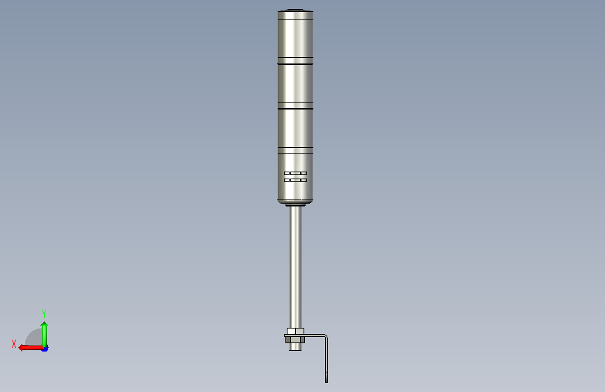 散热器台邦TB50-3T-D-J24V长管加 背面视图