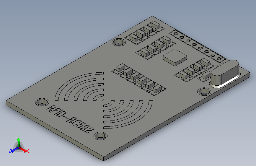 射频识别读卡模块RFID-RC52213.56MHz高频非接触
