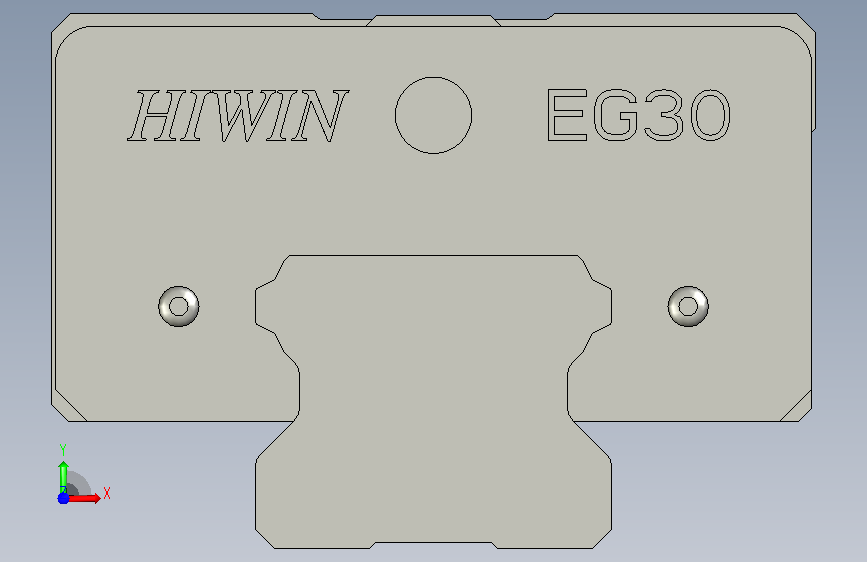 贴片一体成型车规级功率电感EGH30SA-4R-320 正面视图