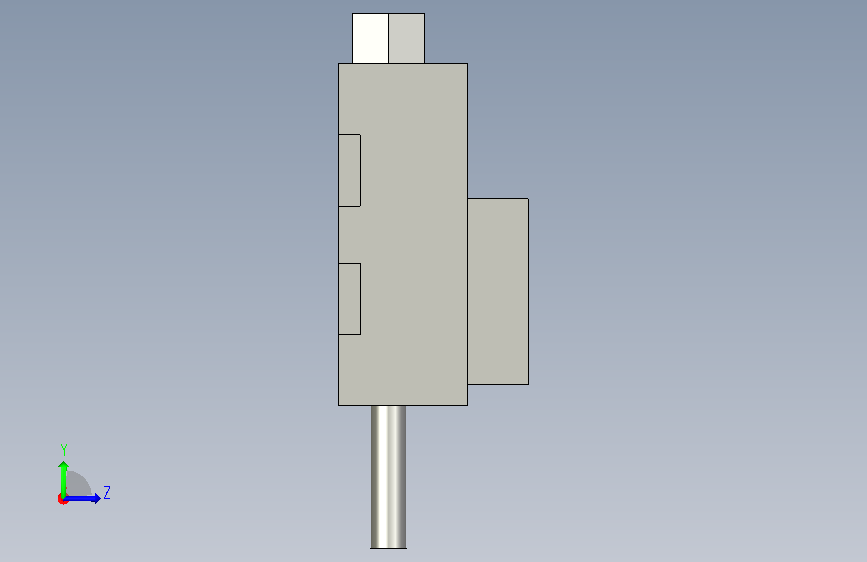 温湿度变送器型号NS-WY02-10.1中文注释:工业 左侧视图