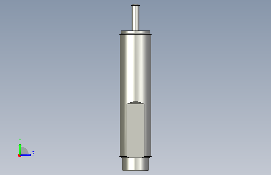 油压缓冲器ACA1210-1N标准型油压缓冲器 左侧视图