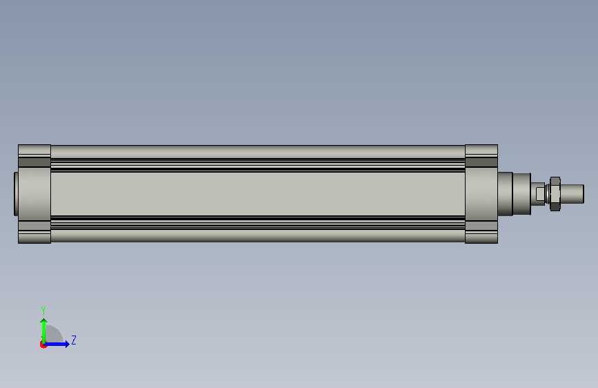 DSBC-125-500-D3-PPSA-N3费斯托ISO 左侧视图
