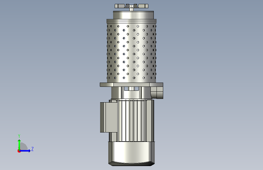 FST-2180-S-Y三相机床冷却泵是采用三相工业 左侧视图