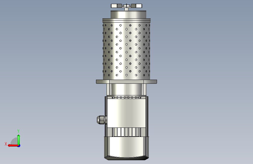 FST-2180-S-Y三相机床冷却泵是采用三相工业 背面视图