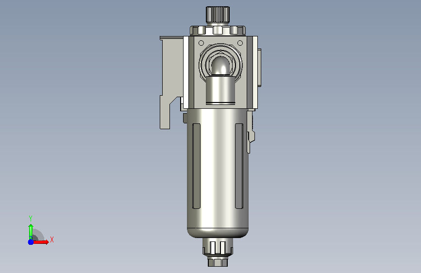 GC300-10-F1日本SMC出品量程1MPa带数显与 正面视图