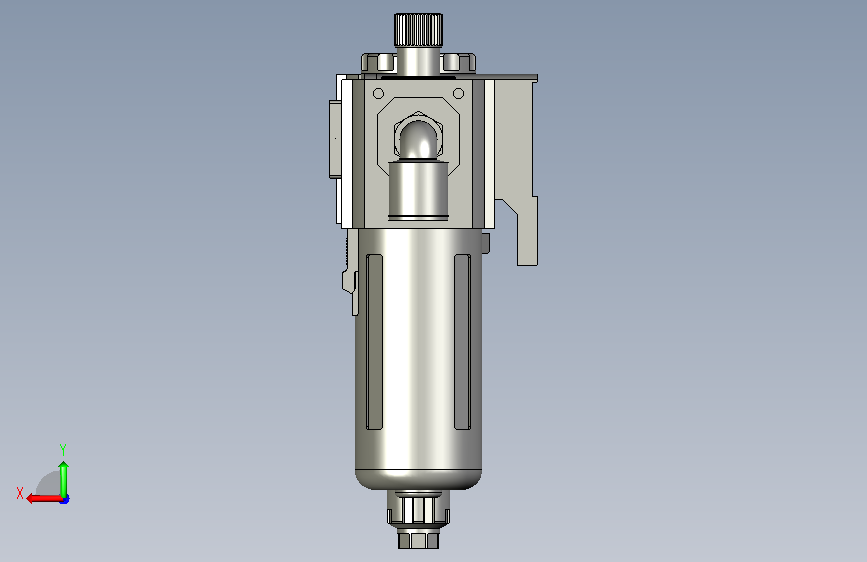 GC300-10-F1日本SMC出品量程1MPa带数显与 背面视图