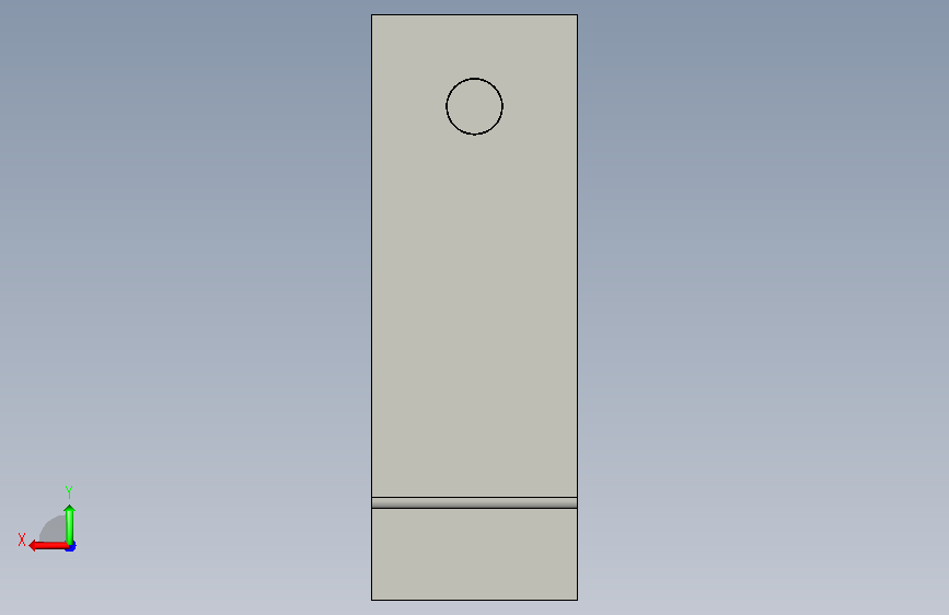 GCL12-D20-H25型工业标准机械零件三维模型(STEP格式 背面视图