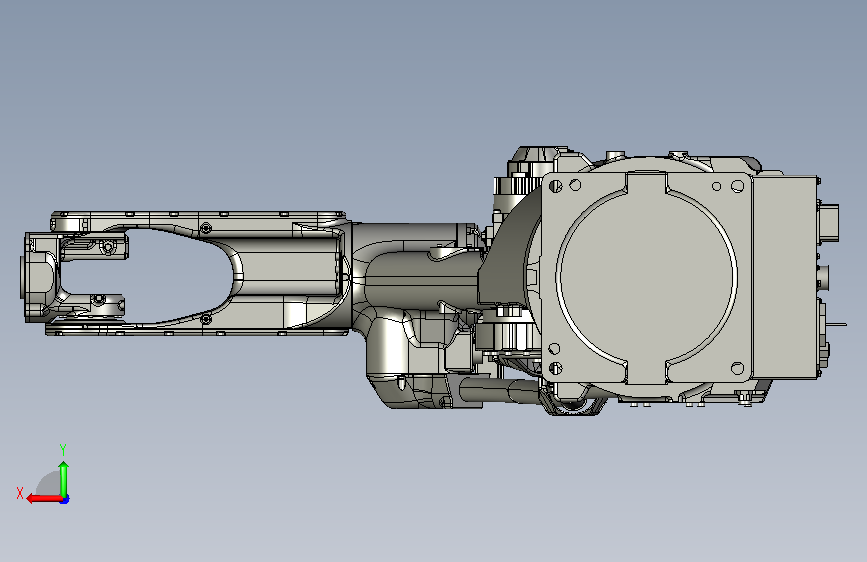 GP12安川12kg负载工作半径1440mm六轴多 背面视图