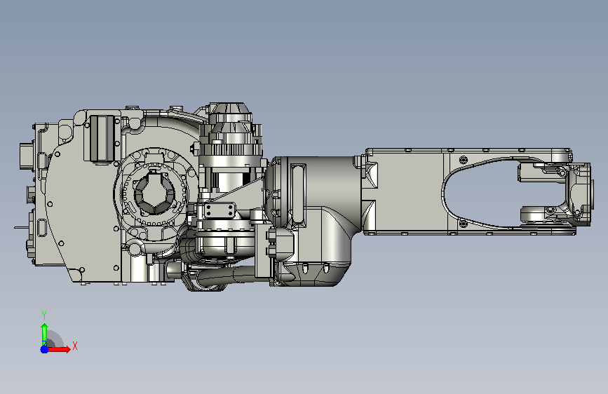 GP12安川12kg负载工作半径1440mm六轴多 正面视图