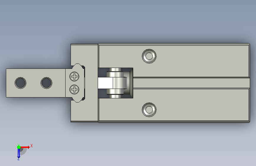 HFZ20-R-RCL-3320缸径带RCL磁控 俯视图