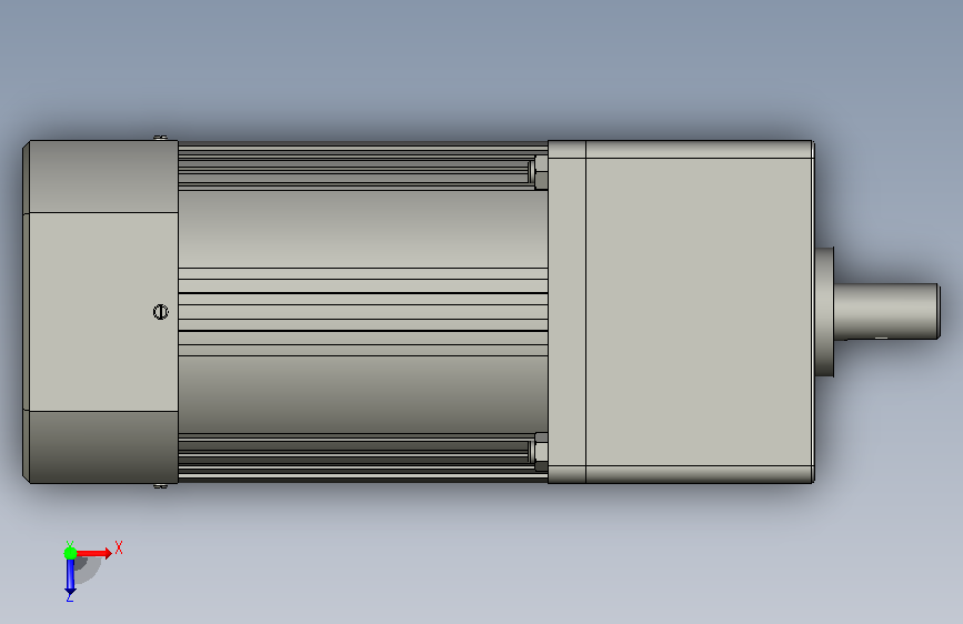 IK-AC(90W-120W)感应电机型号5IK1 俯视图