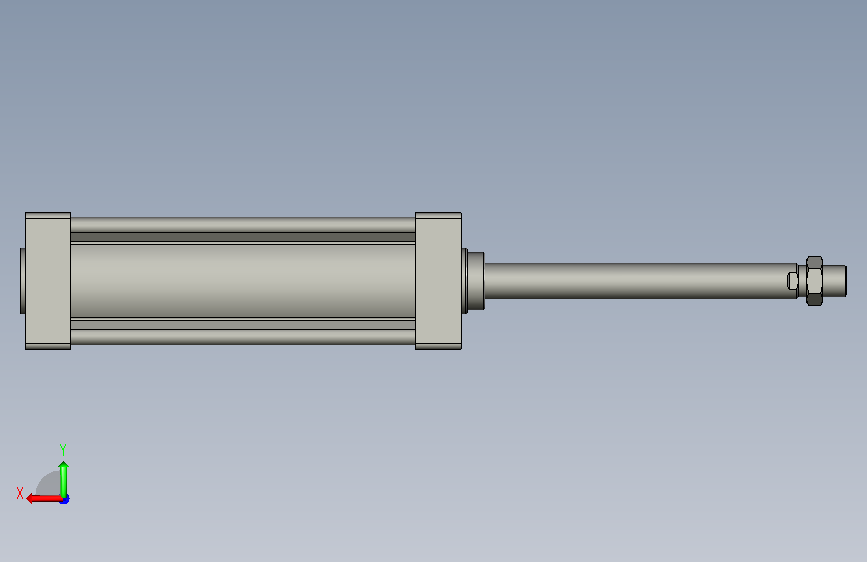 JSI100x250S(000)是SMCJSI系列 背面视图