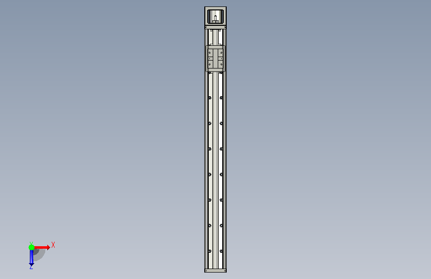 KK86-940A1-F0ALPS阿尔卑斯单联直滑 俯视图