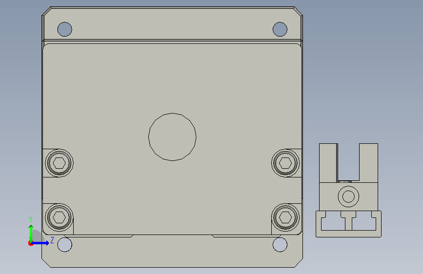 KK6005C-150A1-F0组件-A150 左侧视图