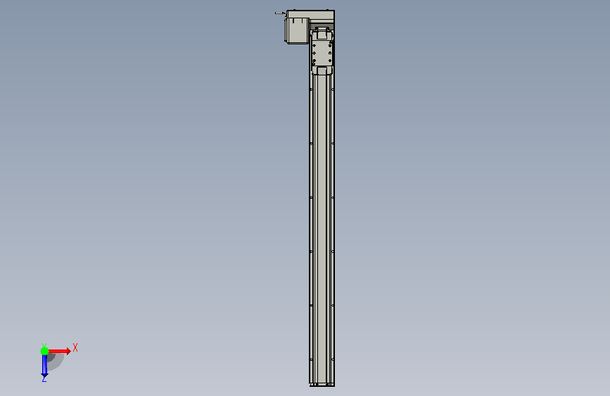 LEFS32RH-850-R5C917SMC薄型滚珠 俯视图