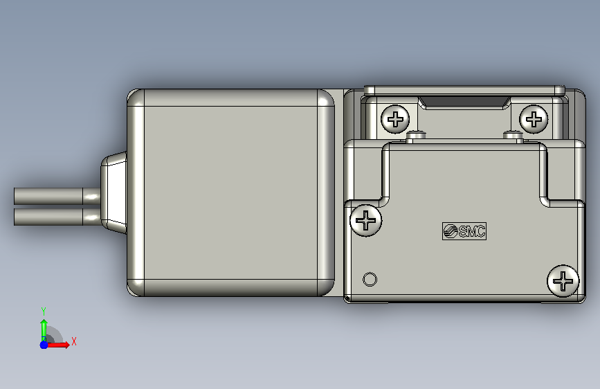 LEFS32RH-850-R5C917SMC薄型滚珠 正面视图