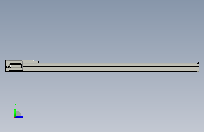 LEFS32RH-850-R5C917SMC薄型滚珠 左侧视图
