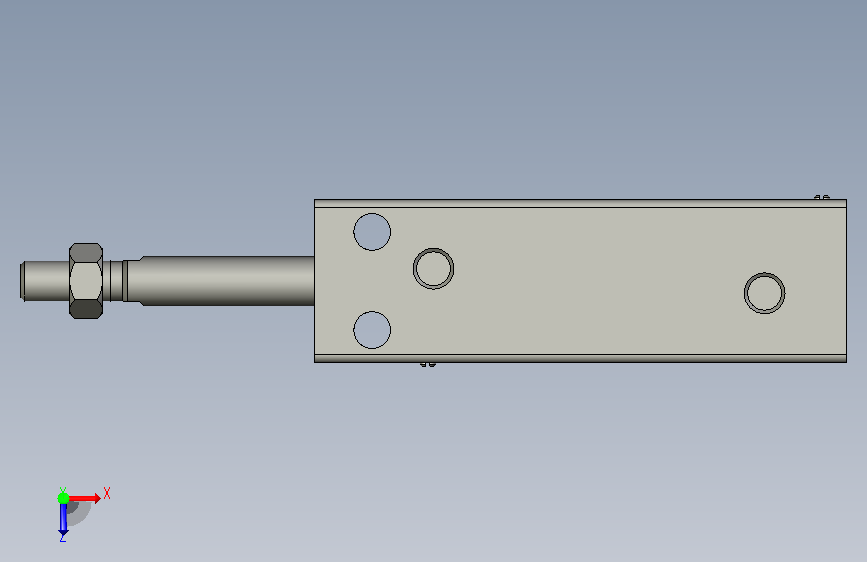 MD16×25S型液压密封件尺寸16×25mm 俯视图