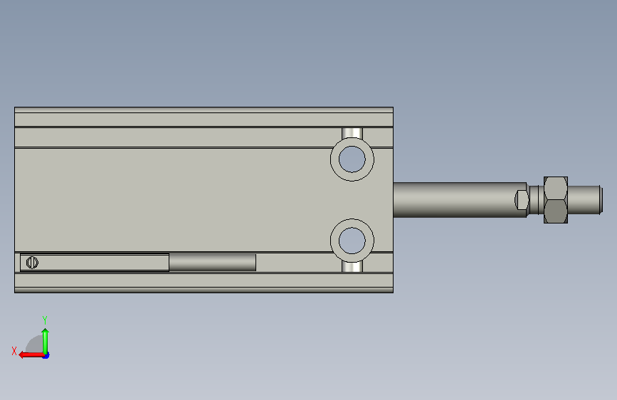 MD16×25S型液压密封件尺寸16×25mm 背面视图