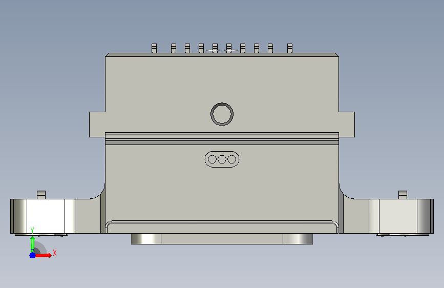 MEMS压力传感器3D53-P3-0--高精度压阻式绝 正面视图