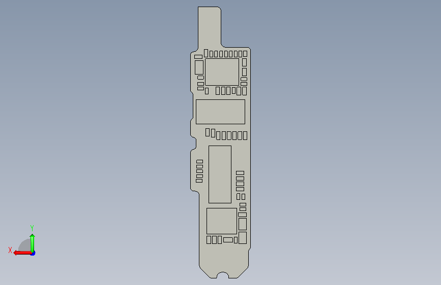 MRD-MAIN-F-PCB-EMNX1磁共振安检设备主功能印刷电路板主控 背面视图