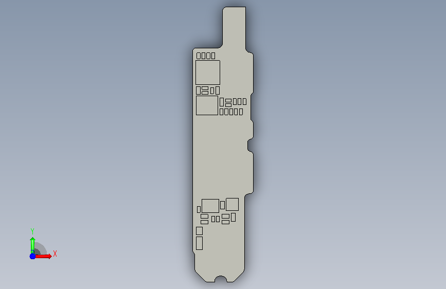 MRD-MAIN-F-PCB-EMNX1磁共振安检设备主功能印刷电路板主控 正面视图