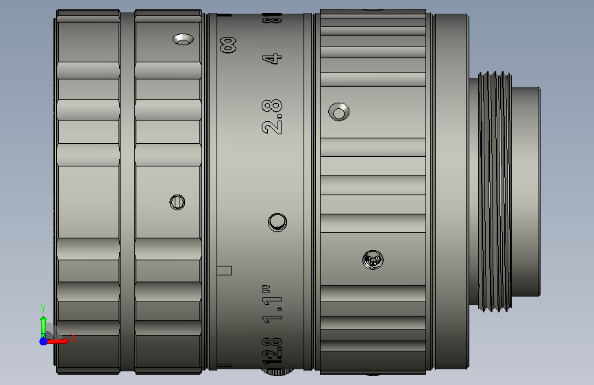 MVL-KF3528M-12MP-B1200万 正面视图