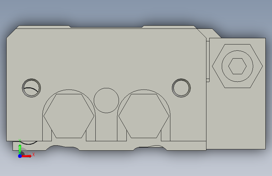 MXS6L-10A-M9B为SMC品牌精密双作用气动滑 正面视图