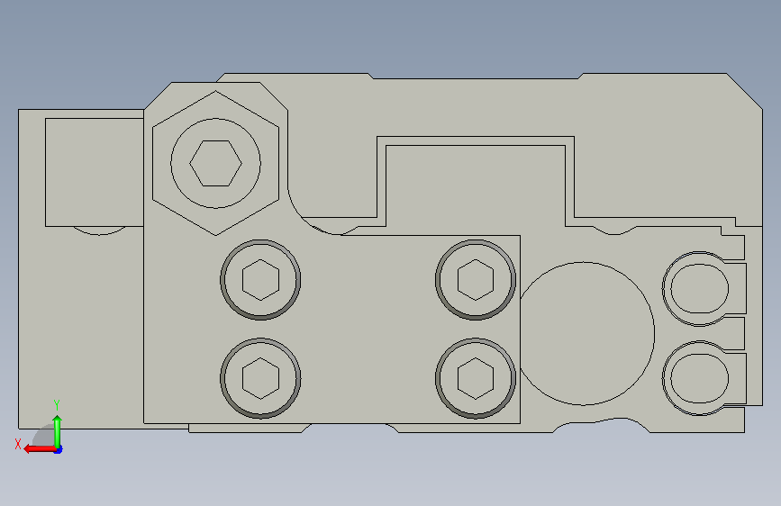 MXS6L-10A-M9B为SMC品牌精密双作用气动滑 背面视图