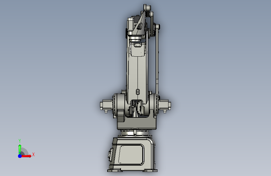 SRB-300300kg负载六轴重载协作工业机器人 正面视图
