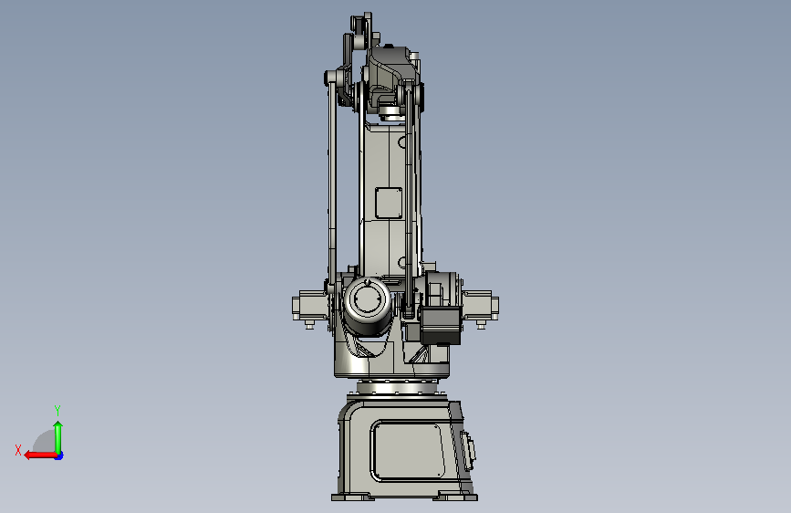 SRB-300300kg负载六轴重载协作工业机器人 背面视图