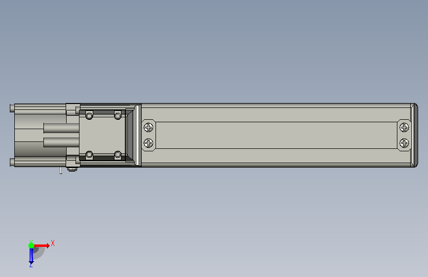 T4LH-BK-50黑色耐候工业级自锁式尼龙扎带 俯视图