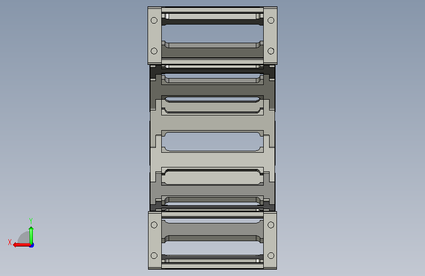 VBT01-F150-R150-N80双轴心导轨同步 背面视图