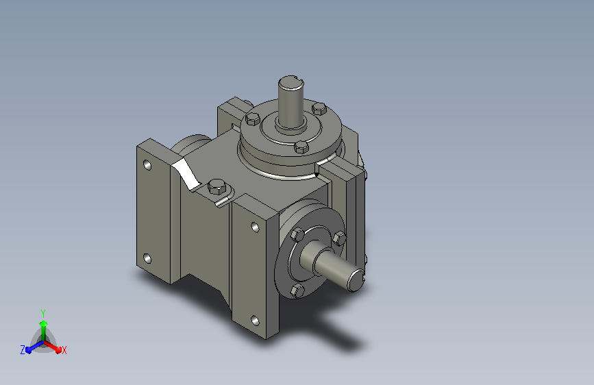 WD40蜗轮减速机对应标准型号为WD40,中心距40mm,